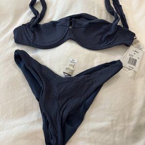 NWT - LSPACE Rib Camacho Bikini Bottom Size L